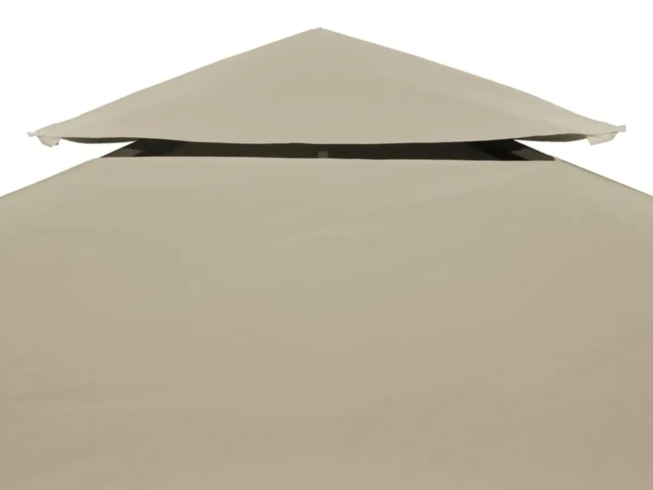 Billede 3 - Baldakin til havepavillon 3×3 m - 310 g/m², beige