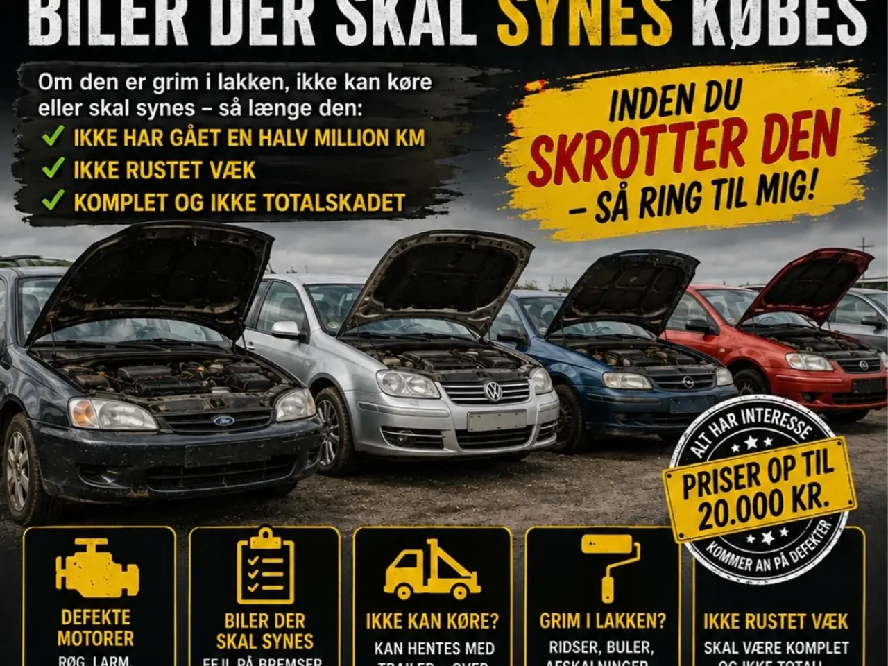 Billede 1 - Biler købes