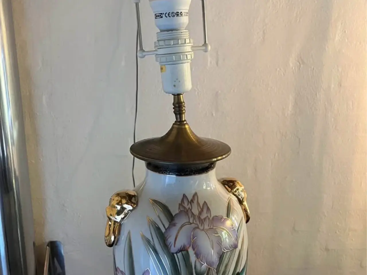 Billede 2 - Dekorativ vintage bordlampe