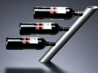 Vinholder til 3 Flasker – Stilrent Design