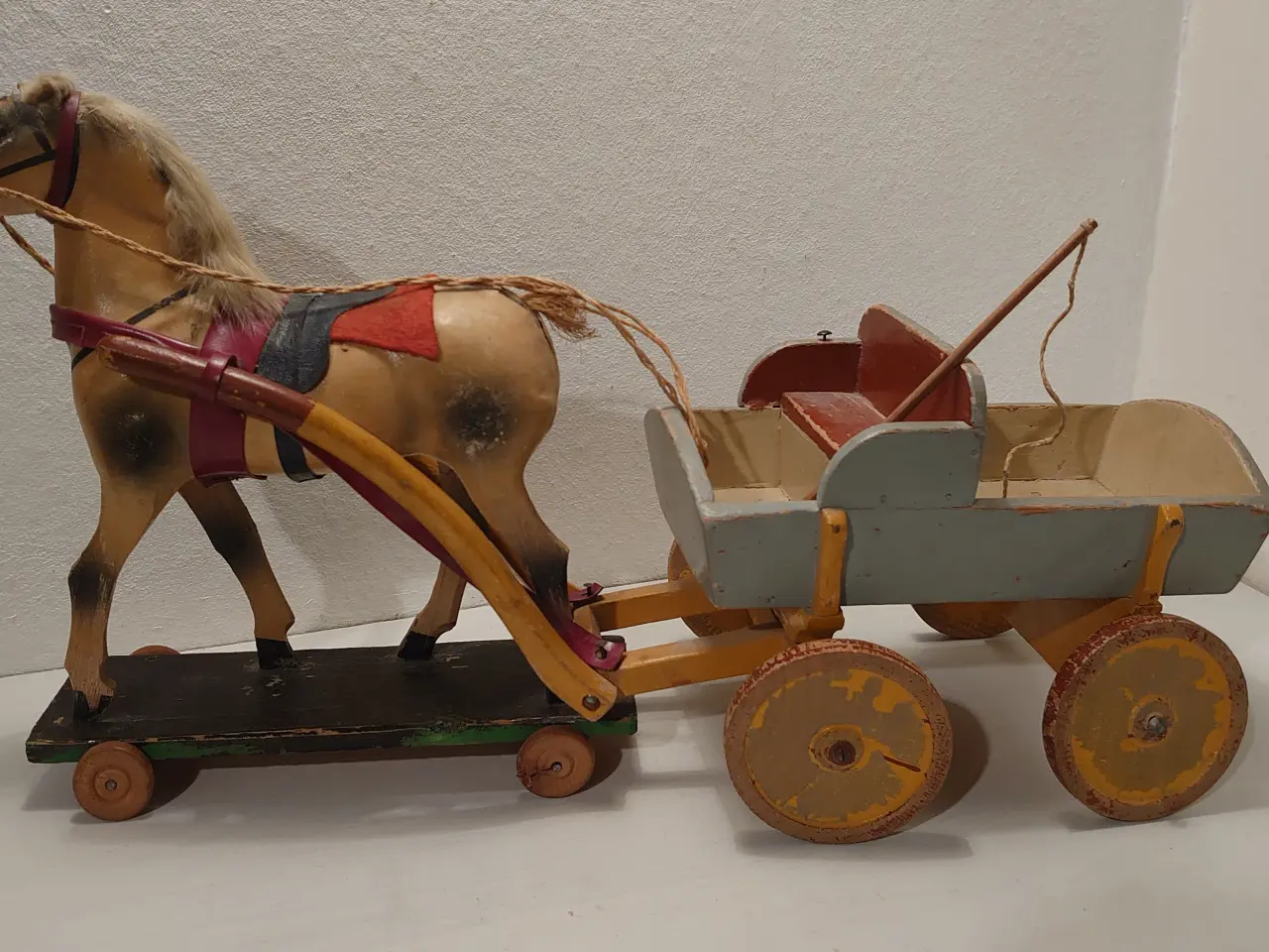 Billede 8 - Fængselslegetøj:Vogn og hest Vogn nr 48 i kat.1933
