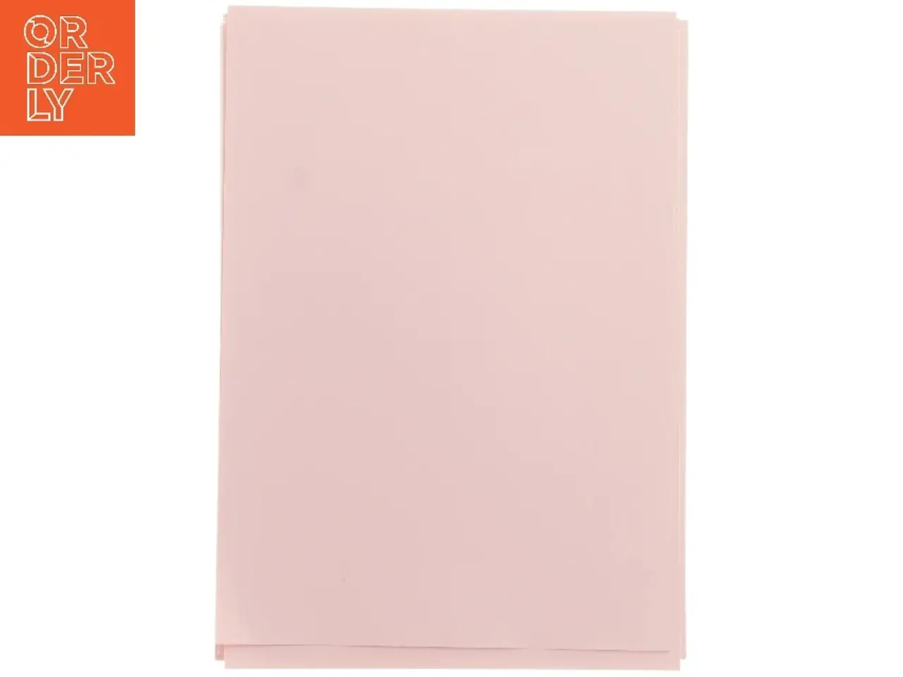 Billede 1 - Lys rosa papirark (str. 30x21 cm)
