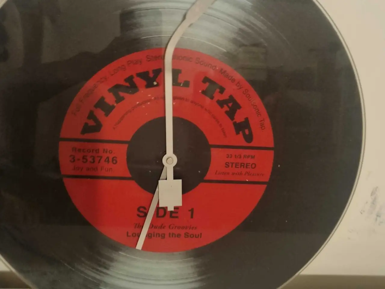 Billede 3 - Super fed Vægur som ligner en vinyl plade