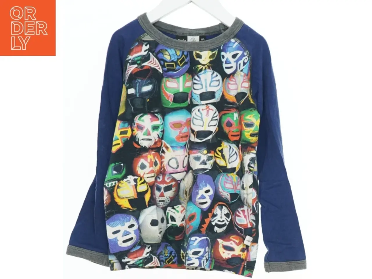 Billede 1 - Langærmet trøje med masker print fra Molo (str. 110)