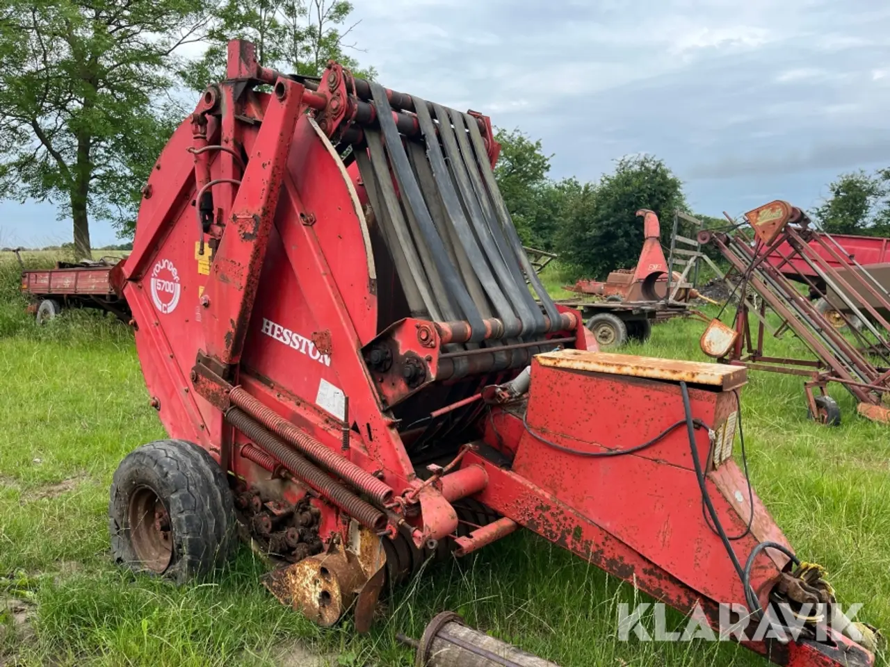 Billede 4 - Rundballepresser Hesston Rounder 5700
