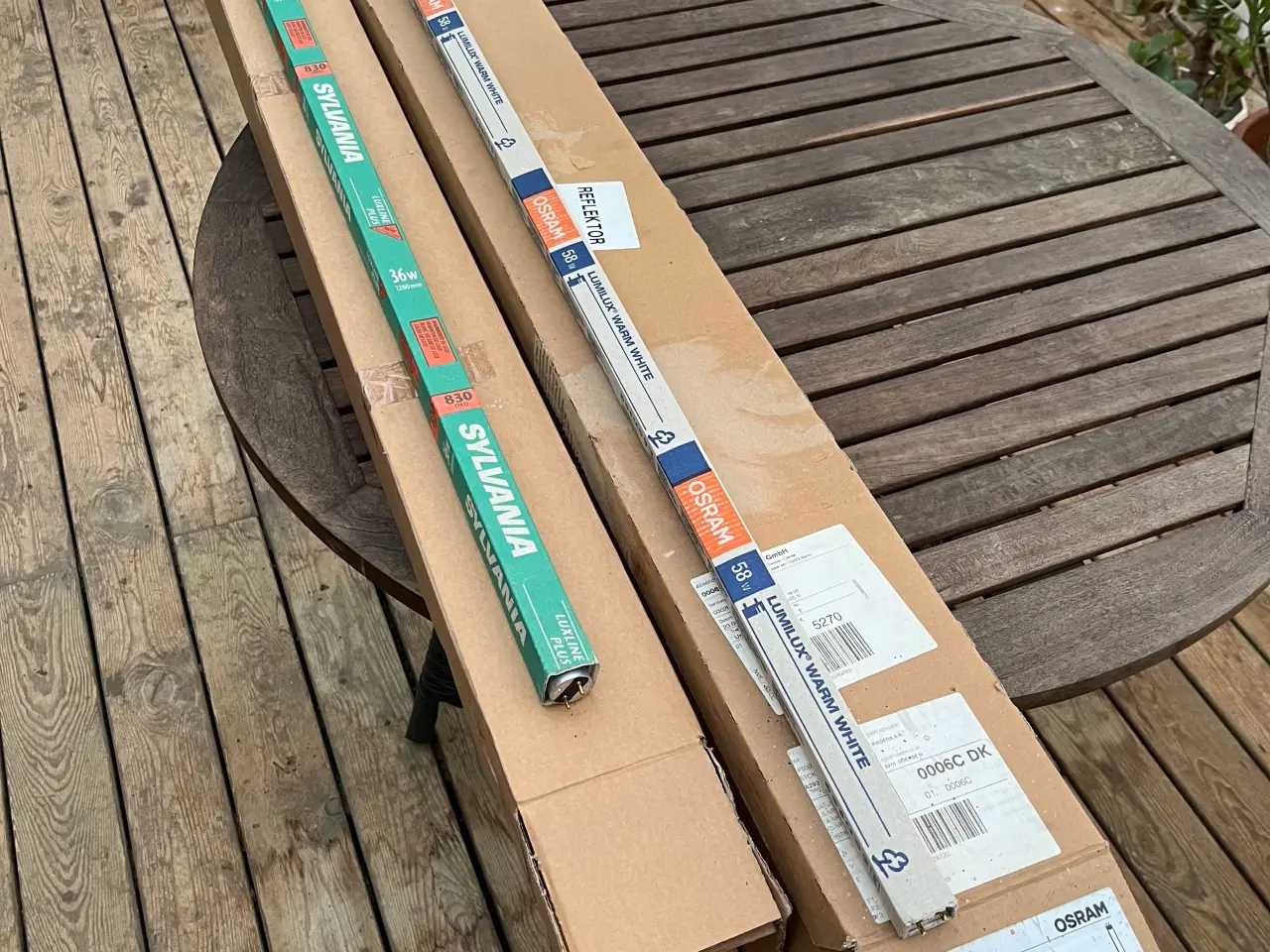 Billede 1 - Lysstofrør 15stk 58w 150 cm og 8 stk 36w 120cm