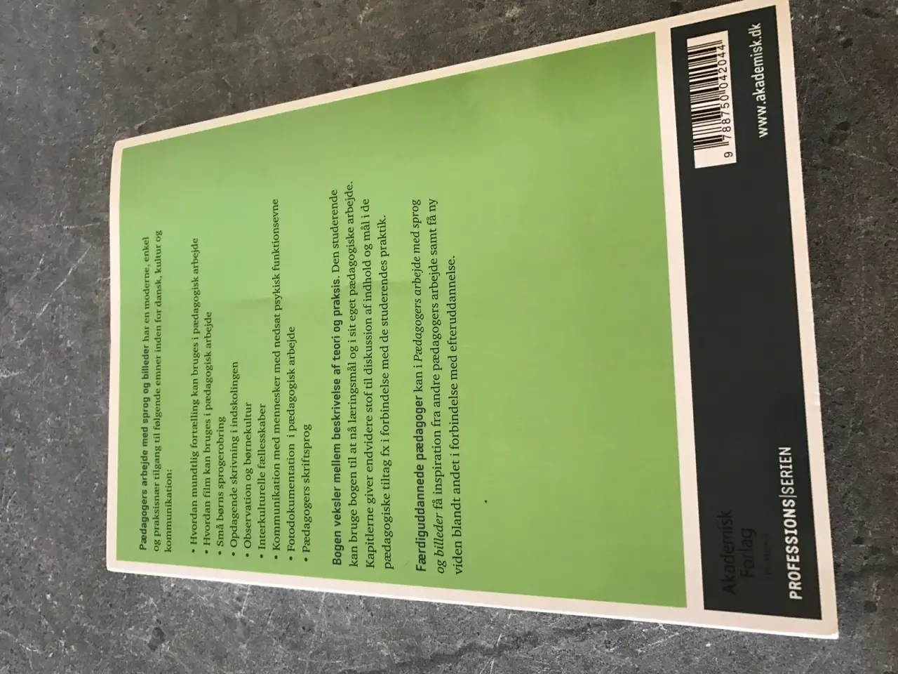 Billede 3 - Pædagogers arbejde med sprog og billede