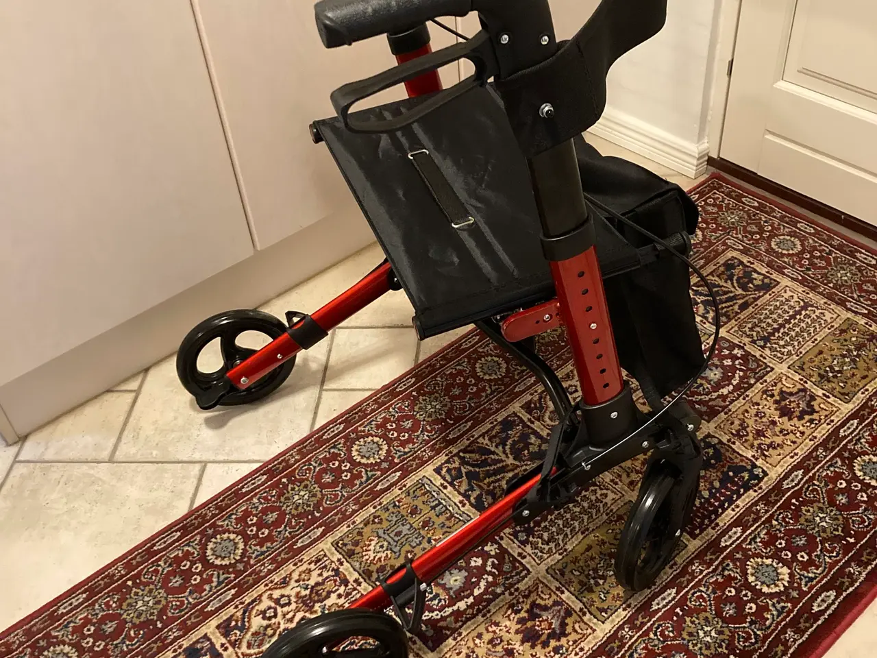 Billede 2 - Rollator - HF150 metal rød