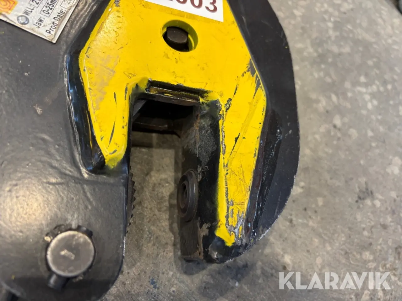 Billede 8 - Lot - skraldetaljer, løfteklemme og pladeklo