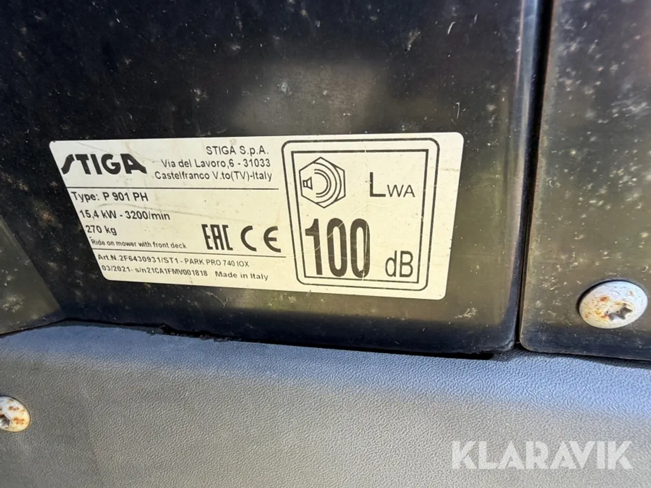 Billede 7 - Frontklipper Stiga Park Pro 749 IOX