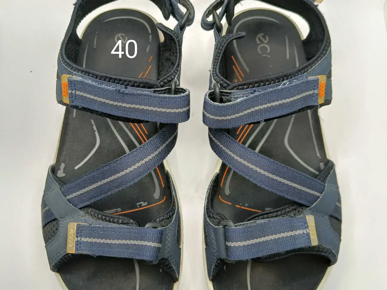Billede 1 - Ecco mørkeblå sandaler 40str 