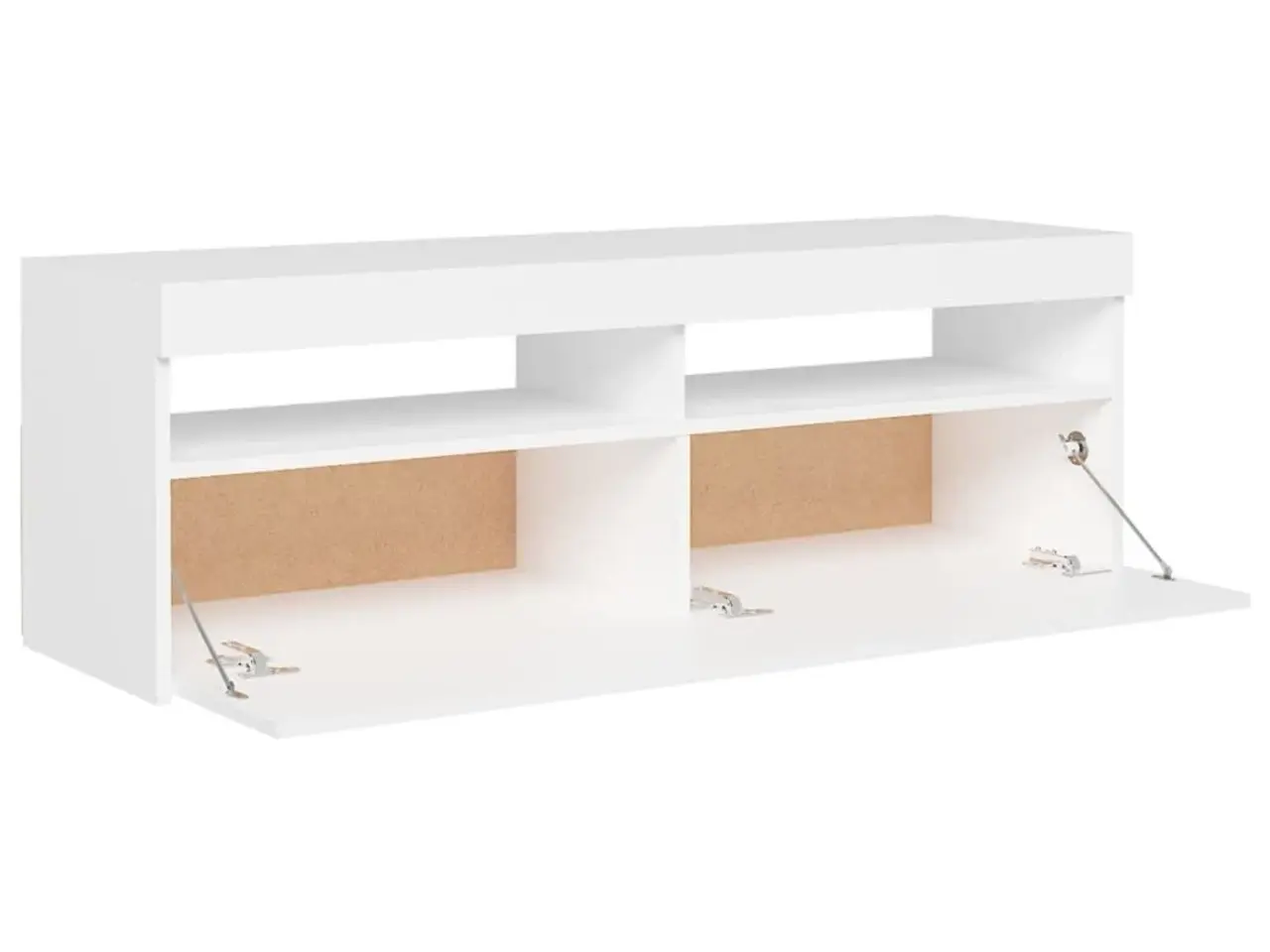 Billede 10 - Tv-skab med LED-lys - 120 × 35 × 40 cm, hvid