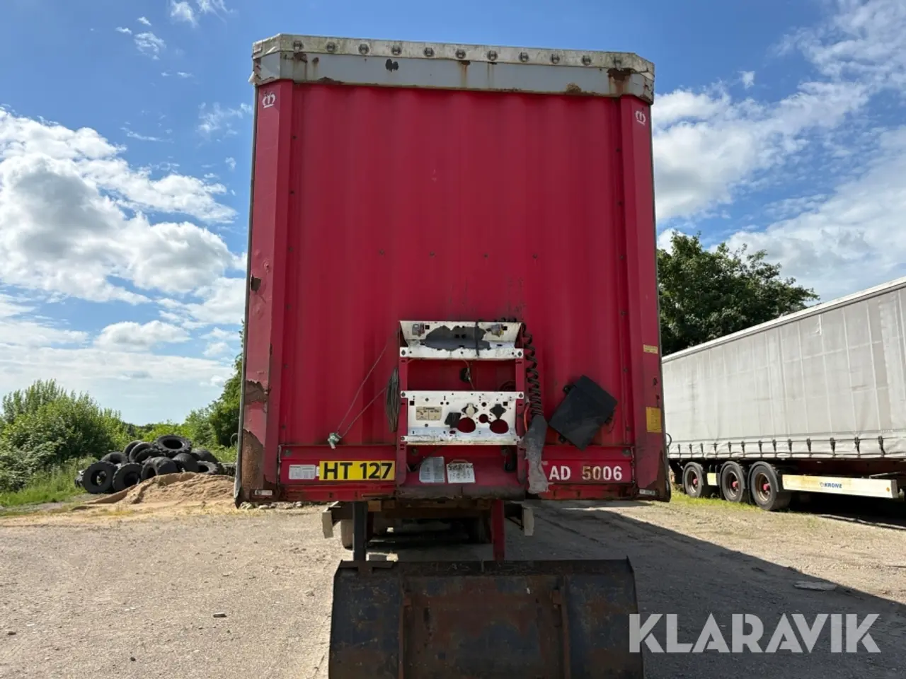 Billede 7 - Trailer Krone SD med presseningsopbygning