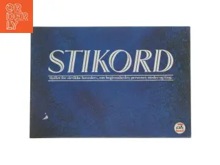 Stikord brætspil fra Danspil (str. 39x27 cm)