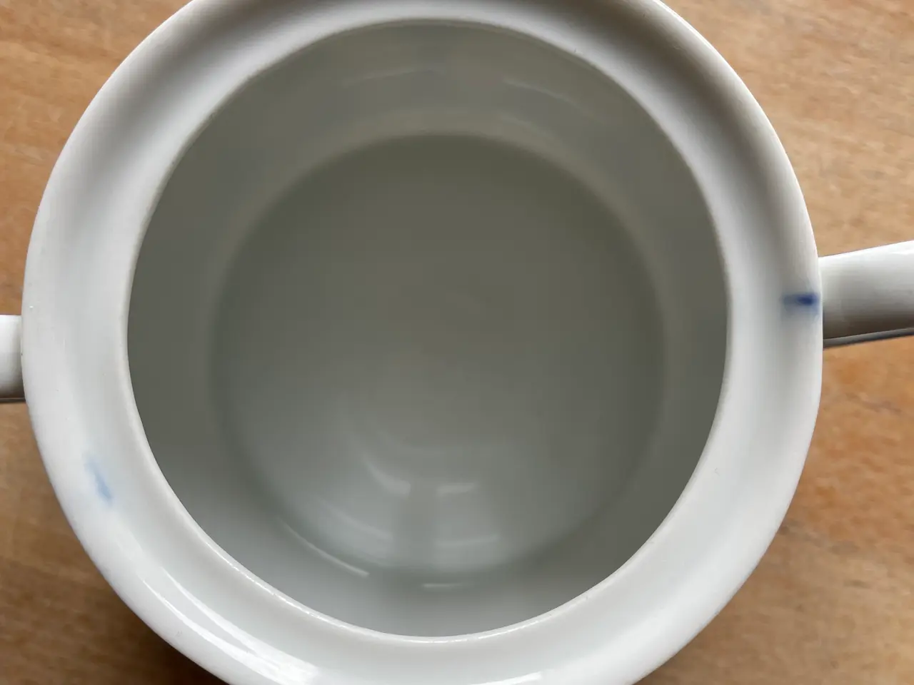 Billede 3 - Fattigmands musselmalet sukkerskål