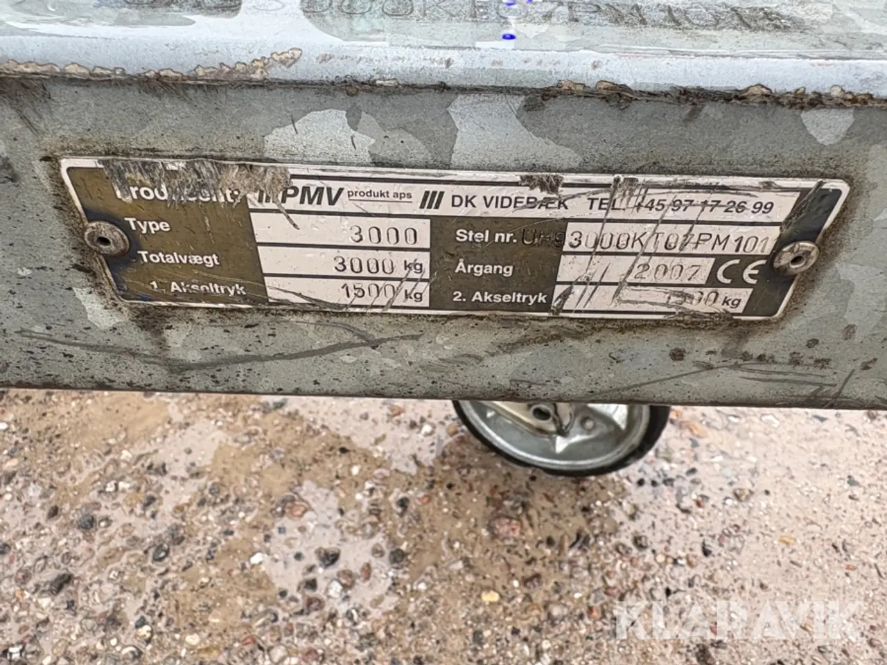 Billede 6 - Kabeltrailer PMV 3000kg