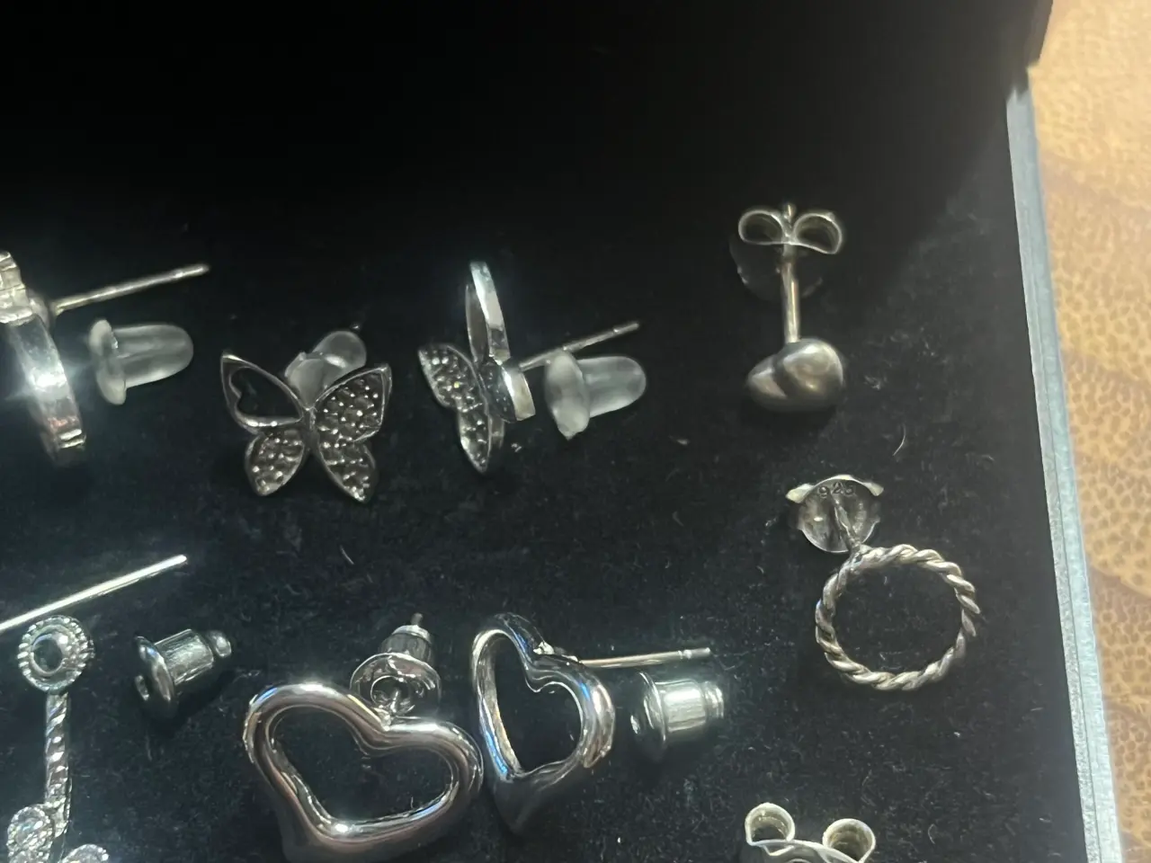 Billede 3 - 925 sterling sølv øreringe med forskellige designs
