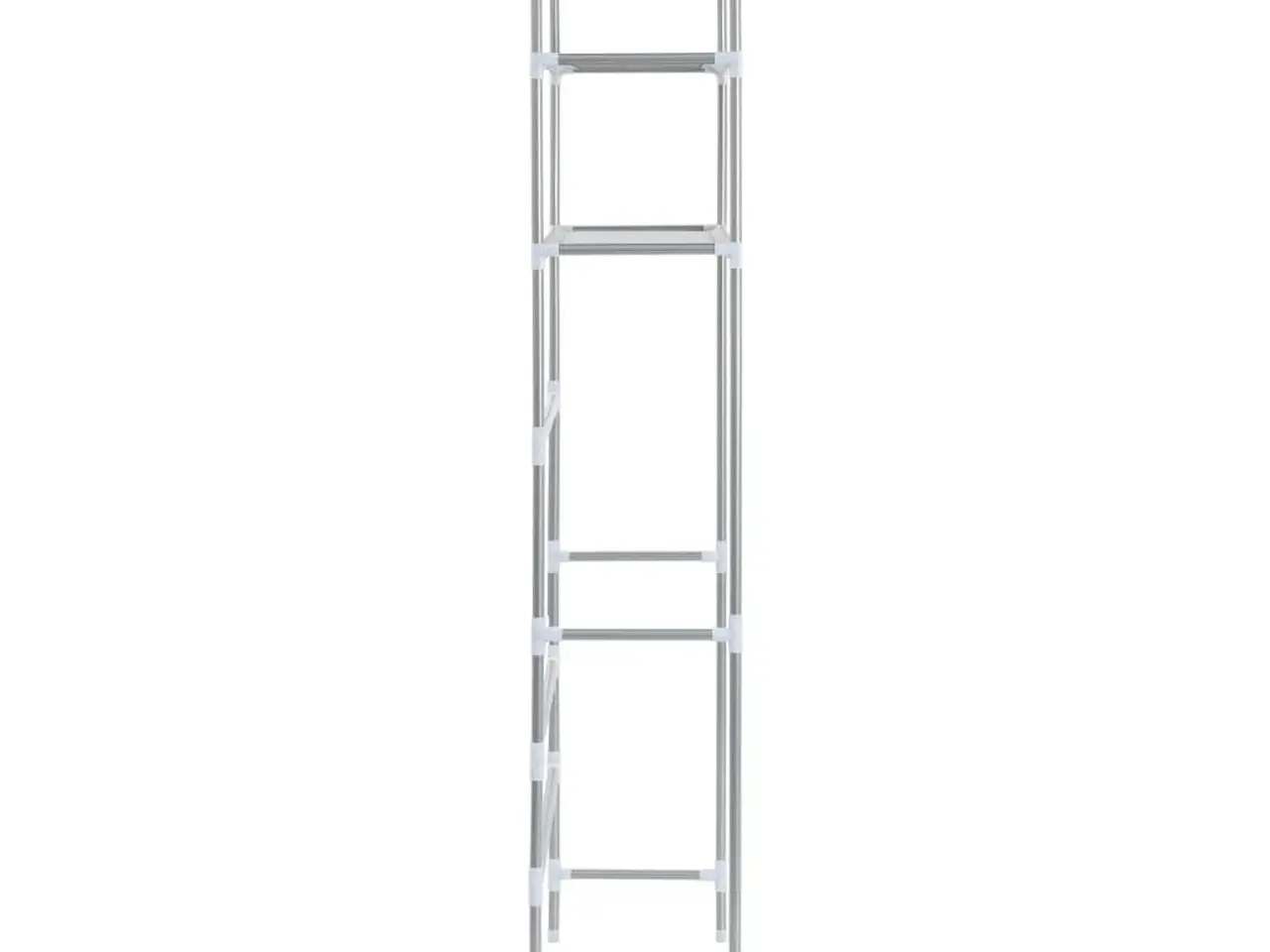 Billede 5 - Opbevaringsstativ med 3 hylder 69x28x169 cm sølvfarvet