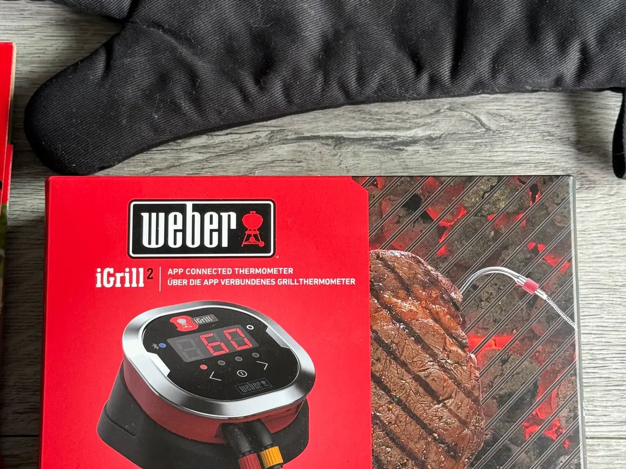 Billede 4 - Weber iGrill 2 termometer + pizzaskærer & hanske