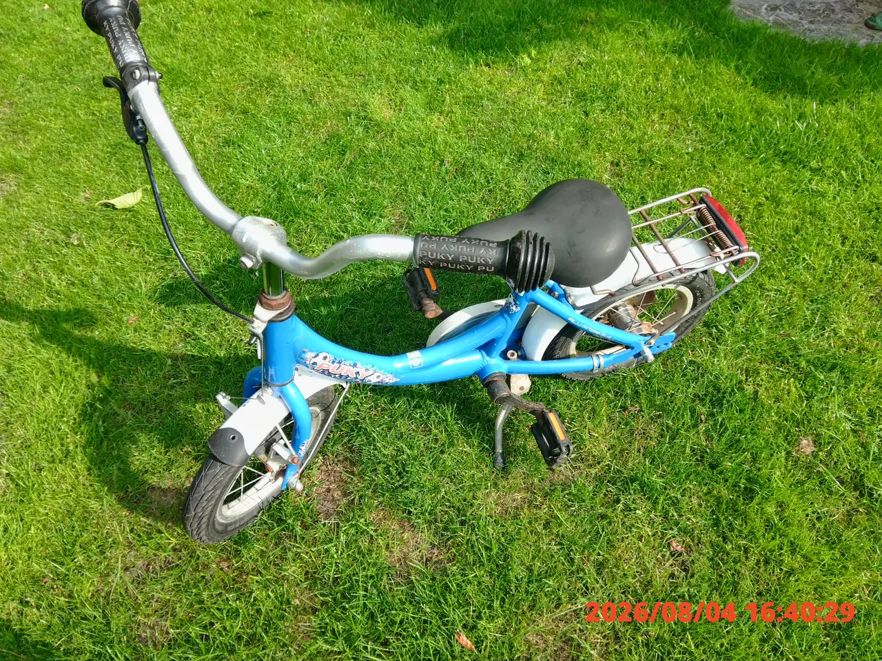 Billede 2 - Blå børnecykel på ca. 12 tommer 