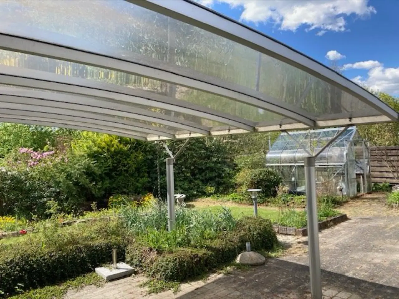 Billede 4 - Terrasseoverdækning til terrassen garage 