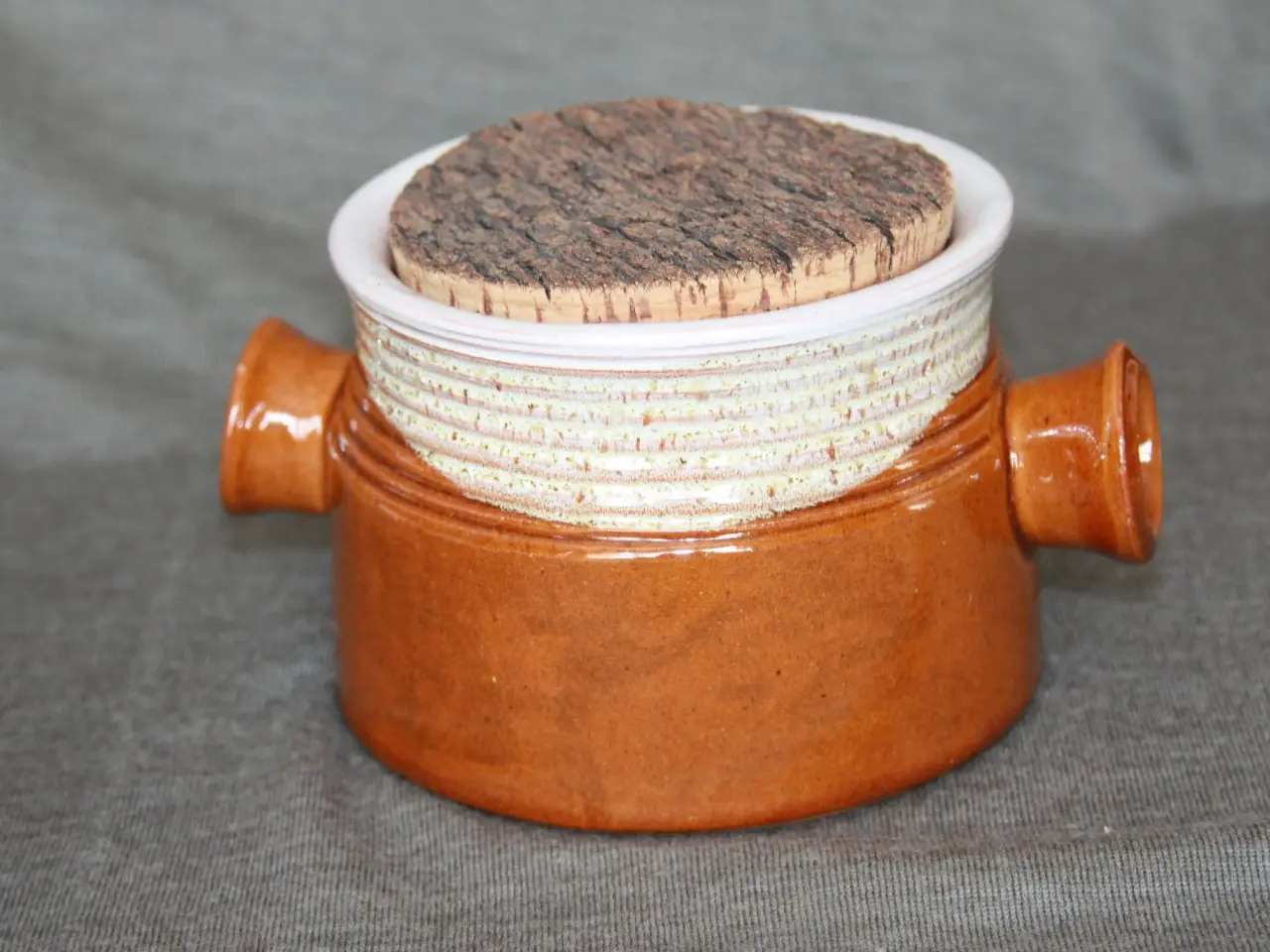 Billede 4 - Retro keramisk vase / kande højde 22,5 cm
