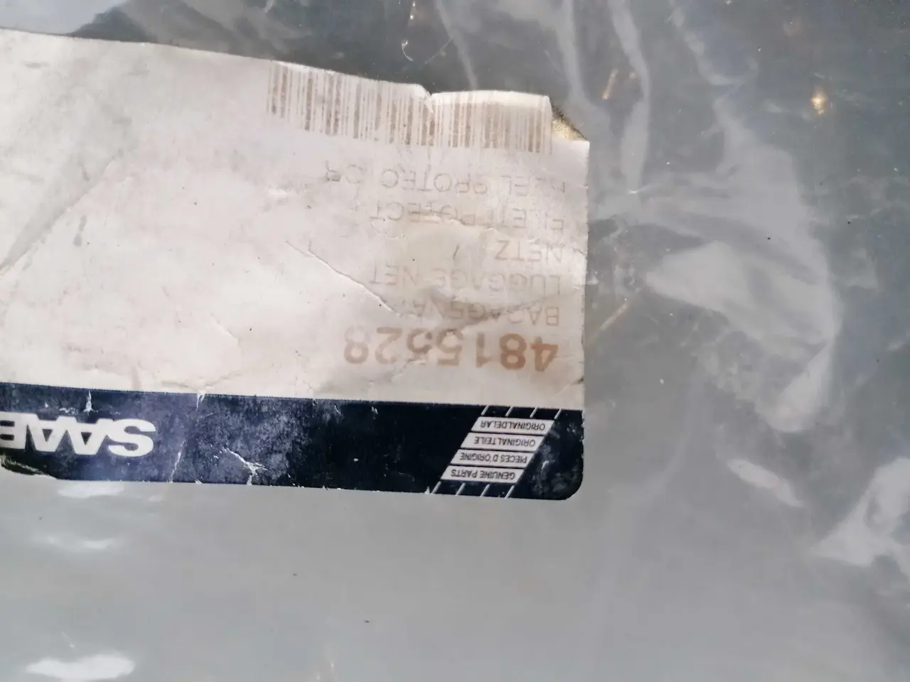 Billede 13 - SAAB 9-3, 9-5, 9000CS Hattehylde, Lastnet 