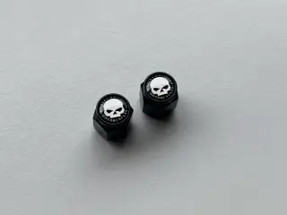 Ventilhætter med Willie G skull