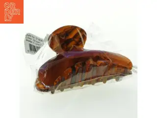 Brun hårbøjle med kamtænder (str. Længde. 10 cm)