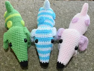 Hæklede gravhunde, mini