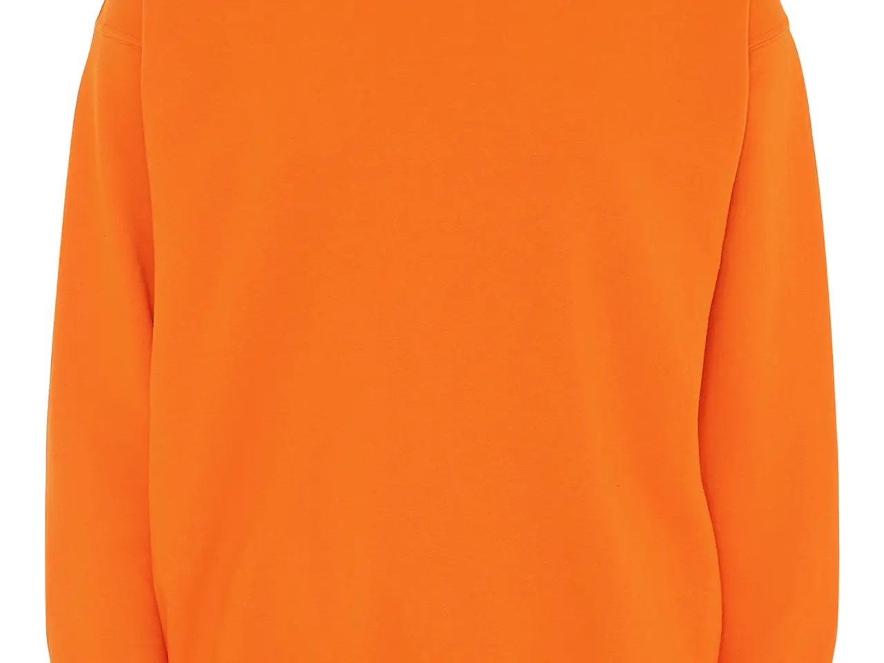 Billede 2 - 6 stk. SWEAT CREW NECK, ORANGE