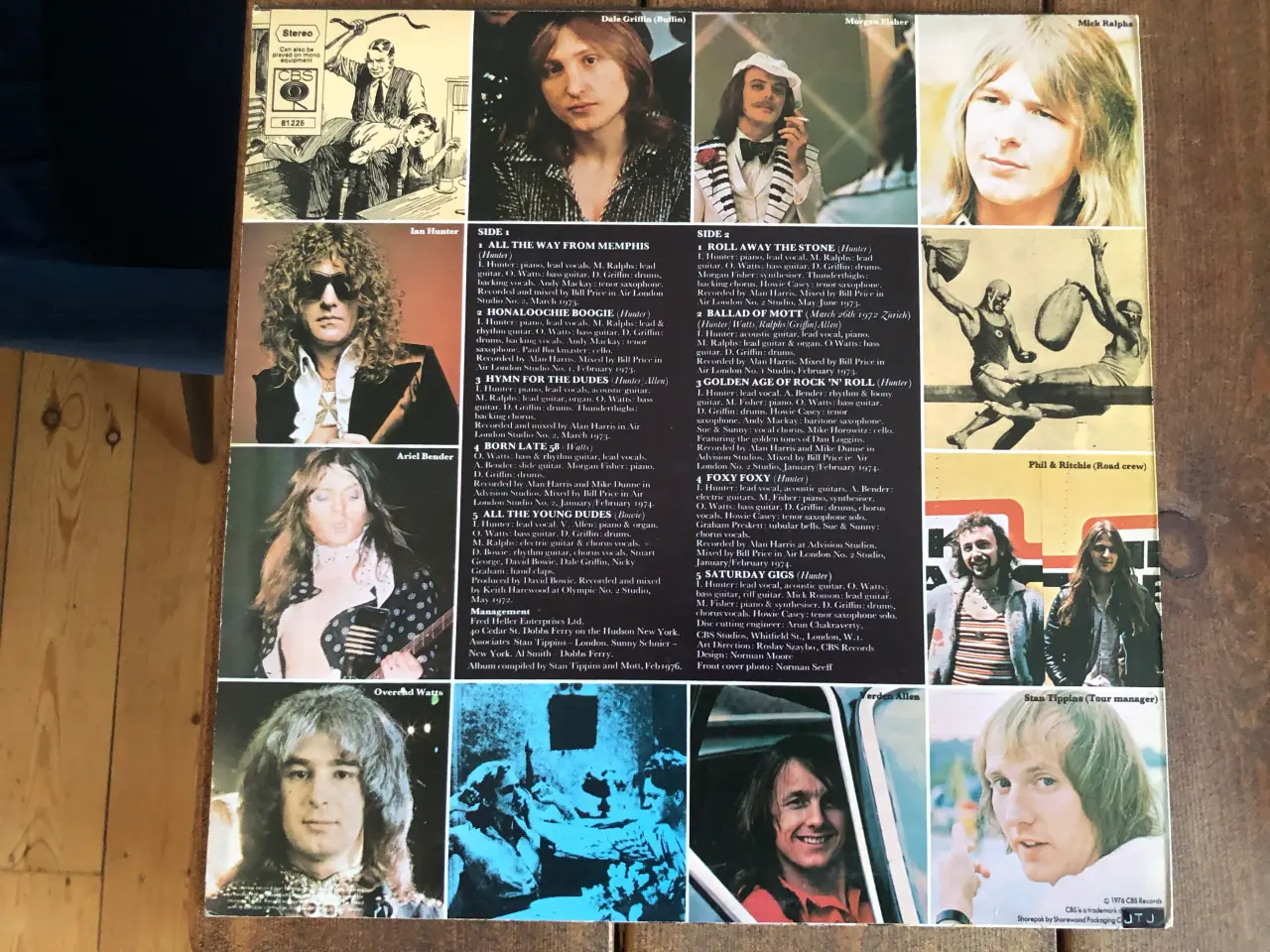 Billede 2 - LP. Mott the Hoople. Great hits. VG++/VG++