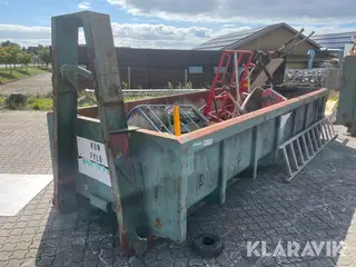 Åben container 6.4m3