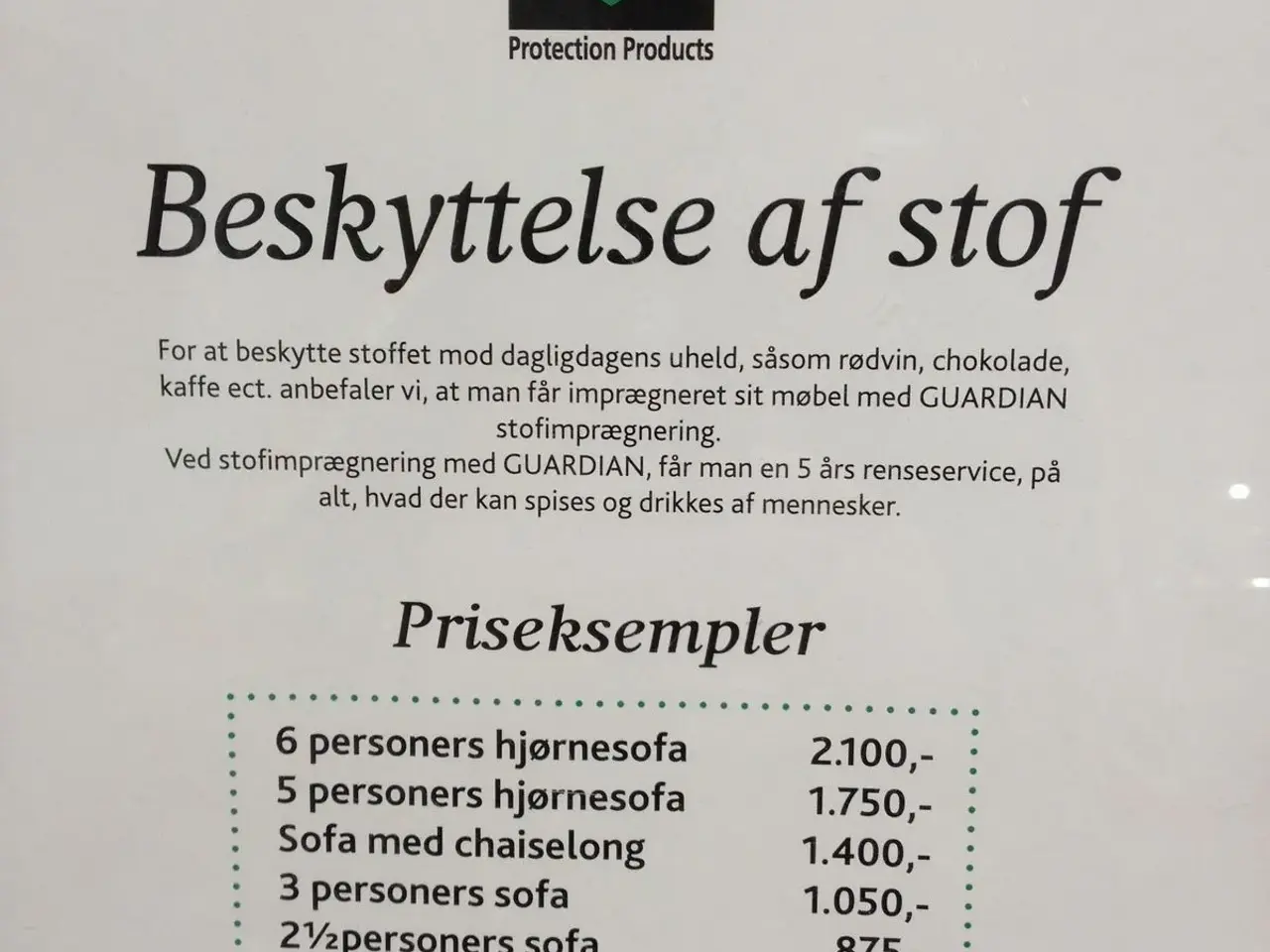 Billede 2 - Guardian Tekstil Imprægnering