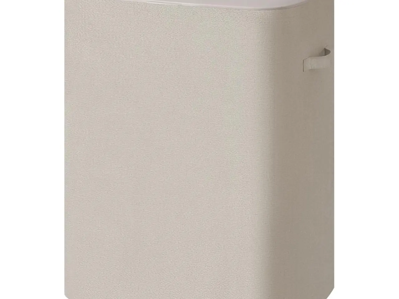 Billede 1 - Vasketøjskurv med låg 160 l, 2 rum - beige