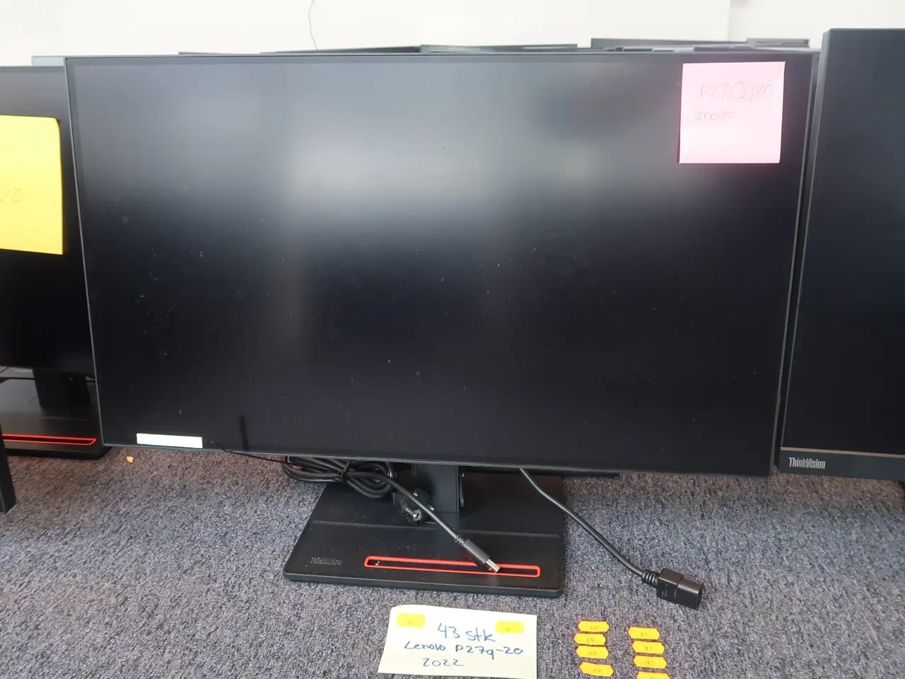 Billede 1 - 2 stk. Computerskærme LENOVO ThinkVision P27q-20