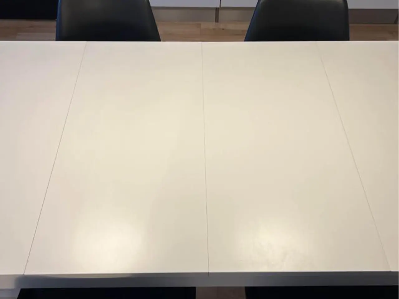 Billede 3 - IKEA hvidt spisebord med udtræk / White Extendable