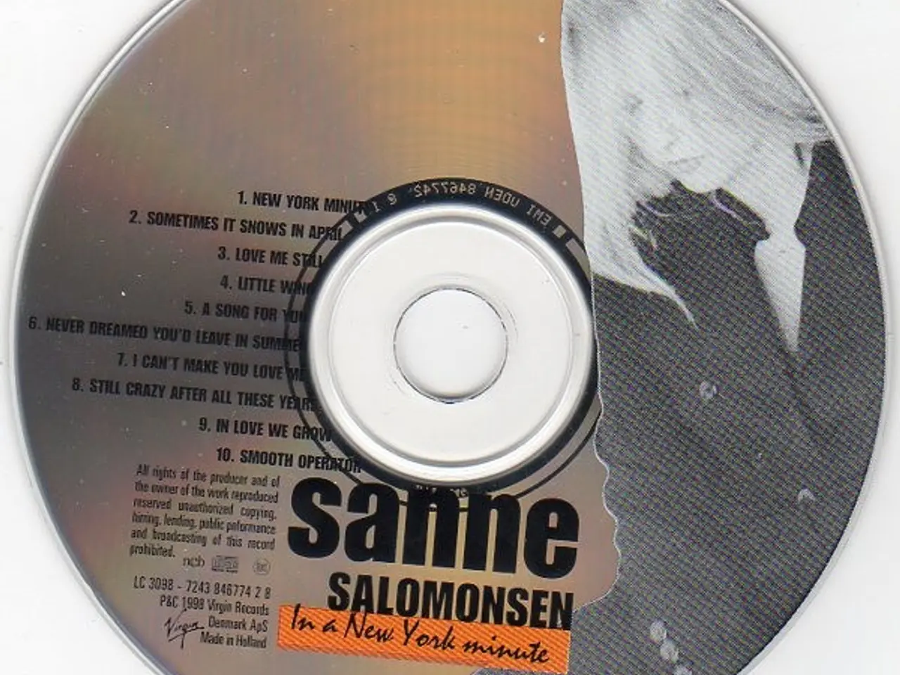 Billede 3 - Sanne Salomonsen With… – In A New York Minute – CD