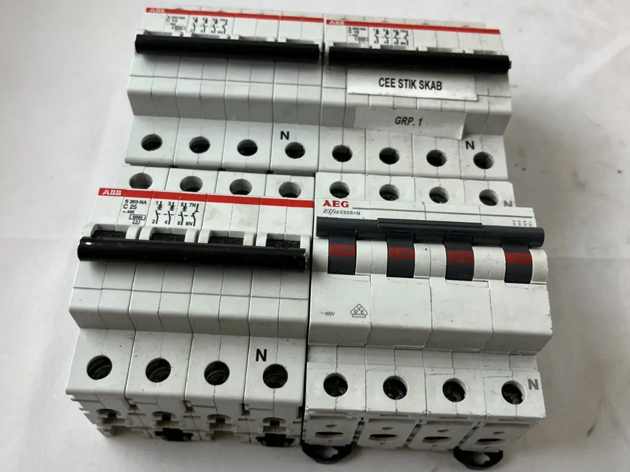Billede 6 - ABB S203-NA C13 C16 C25 + AEG C25 4-Pole parti
