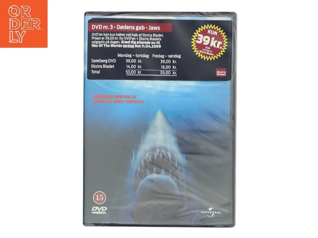 Billede 1 - Dødens gab med Roy Scheider (DVD)