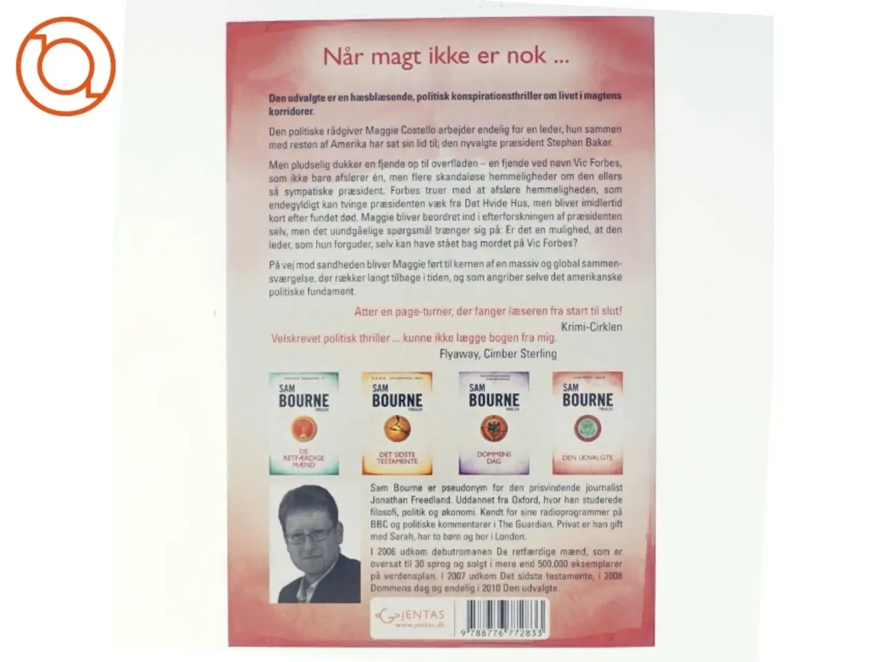 Billede 3 - Den udvalgte af Sam Bourne (Bog)