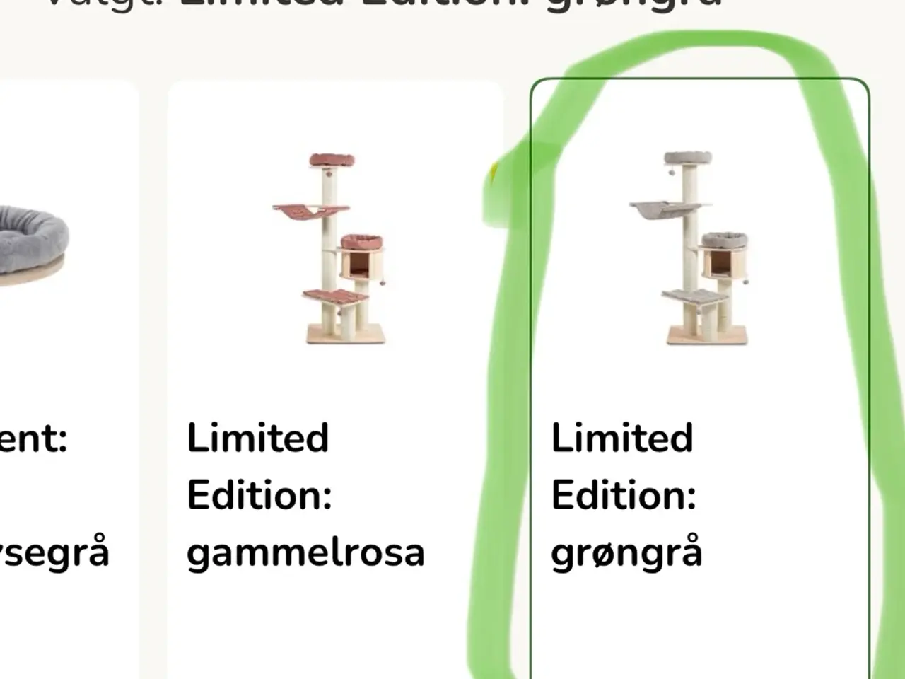 Billede 8 - Kradsetræ grå-grøn  m. sisalbeklædte stolper