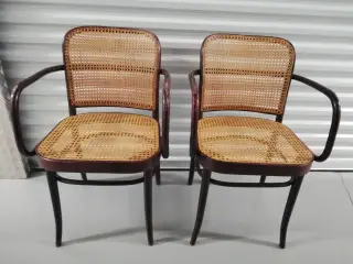 Thonet Wiener salon spisestuestole nr. 811 & bord.