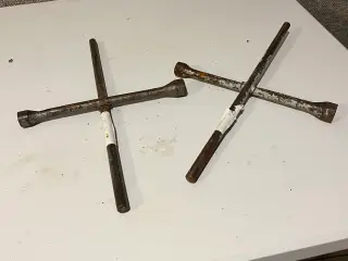 2 stk hjul nøgler