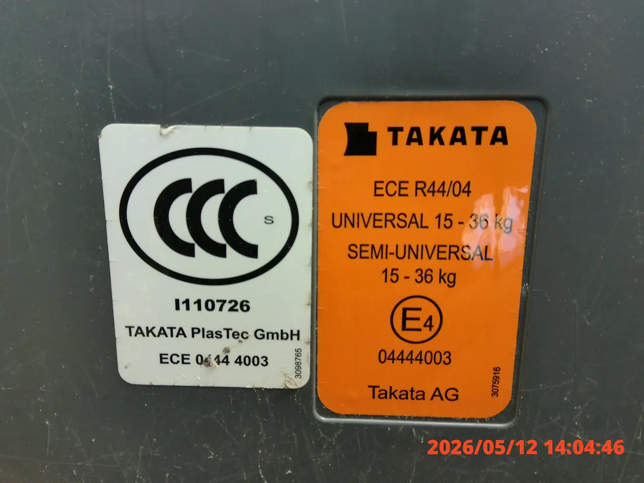 Billede 4 - audi Takata autostol til 15-36 kg, sort og grå 