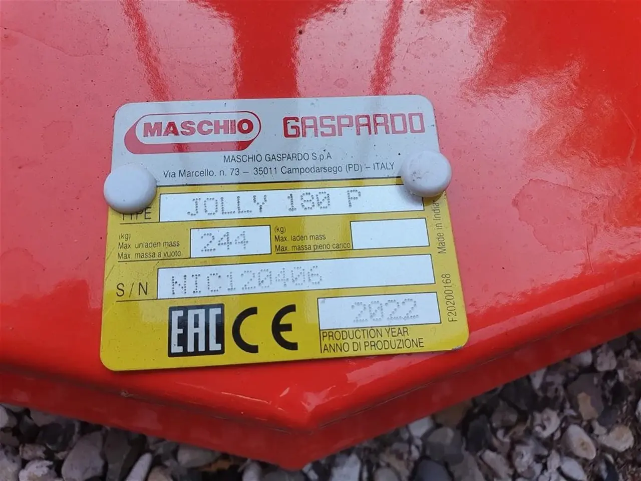 Billede 2 - Maschio jolly 180 Maschio Jolly 180 P
