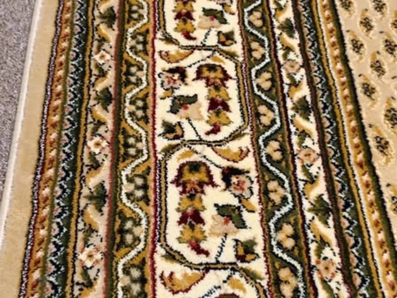 Billede 5 - Orientalsk Lotos MIR Tæppe – 240 x 340 cm – Beige