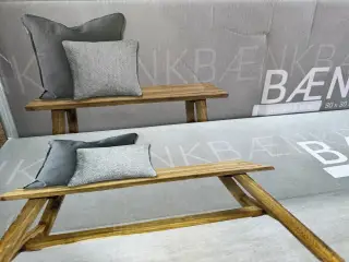 Splinterny, aldrig udpakket bænk i teak