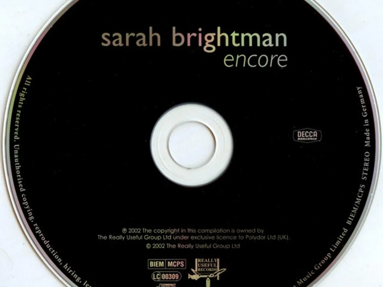 Billede 3 - Sarah Brightman – Encore – CD