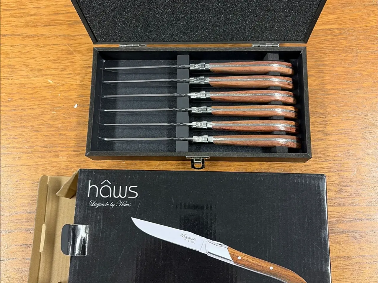 Billede 1 - 6 stk Laguiole steakknive - nye